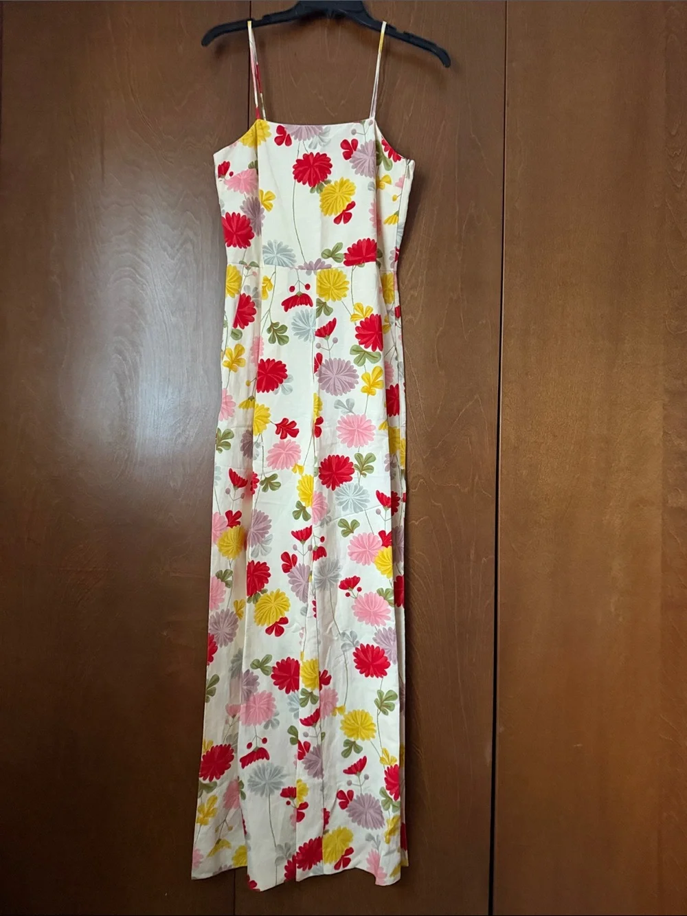 MNG Floral Linen Blend Jumpsuit NWT Sz XS Wedding Guest/Party